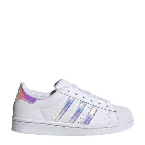 adidas superstar zilver wit heren